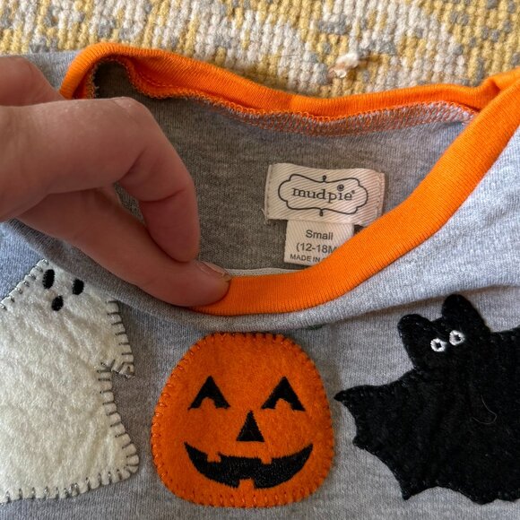 Mud Pie Halloween Applique Tee - Picture 2 of 3